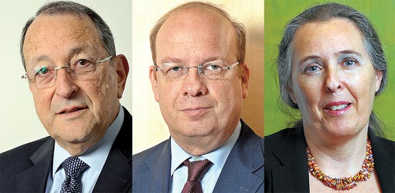 אלי זהר, מאיר לינזן, מאיה ליקוורניק / צלם: איל יצהר